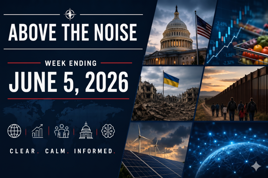 Top Current Events June 2026 weekly news roundup featuring immigration, Supreme Court decisions, energy prices, AI cybersecurity, and global tensions.
