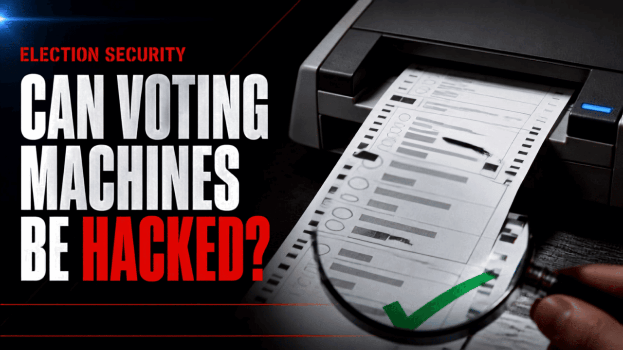 ELECTION SECURITY CAN VOTING MACHINES BE HACKED?