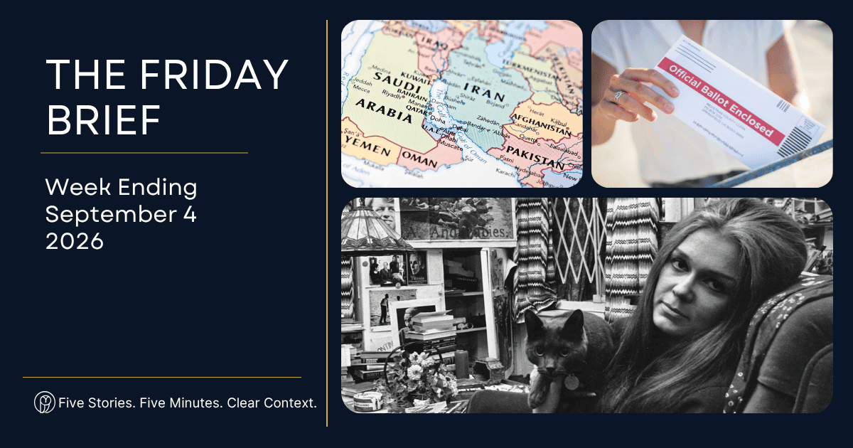 Top five news stories for the week ending September 4, 2026